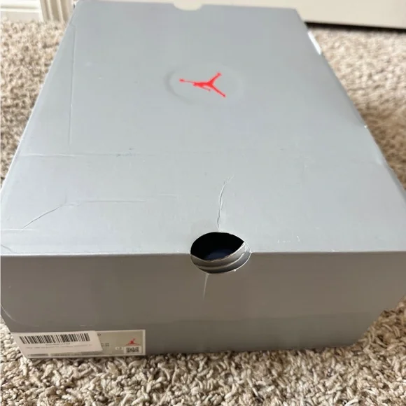 White and Blue Sneakers - Picture 2 of 4